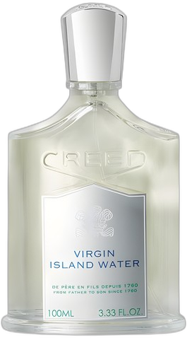 Frasco de Virgin Island Water (2007), Creed
