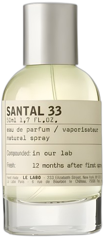 Frasco de Santal 33, Le Labo