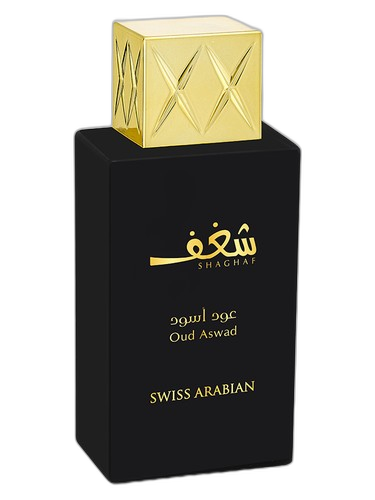 Frasco de Shaghaf Oud Aswad, Swiss Arabian